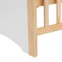 Voir la diapositive 3 : Atmosphera Kids Lit Bébé  Kima  60x120cm Blanc & Naturel
