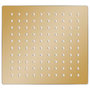 Voir la diapositive 2 : VIDAXL Pomme de douche pluie Acier inoxydable 20x20 cm Carree Dore