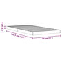 Voir la diapositive 6 : VIDAXL Cadre de lit sans matelas cire marron 90x190 cm bois pin massif