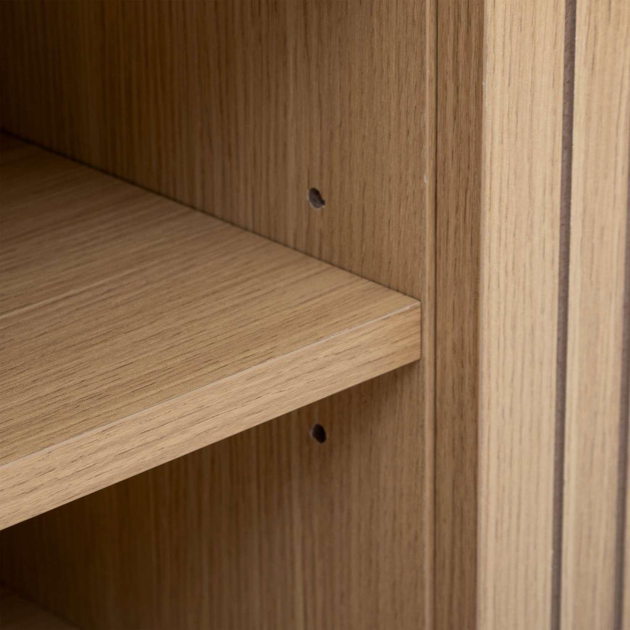 Voir la diapositive 6 : FIVE Meuble tv 2 portes en bois tasso - marron