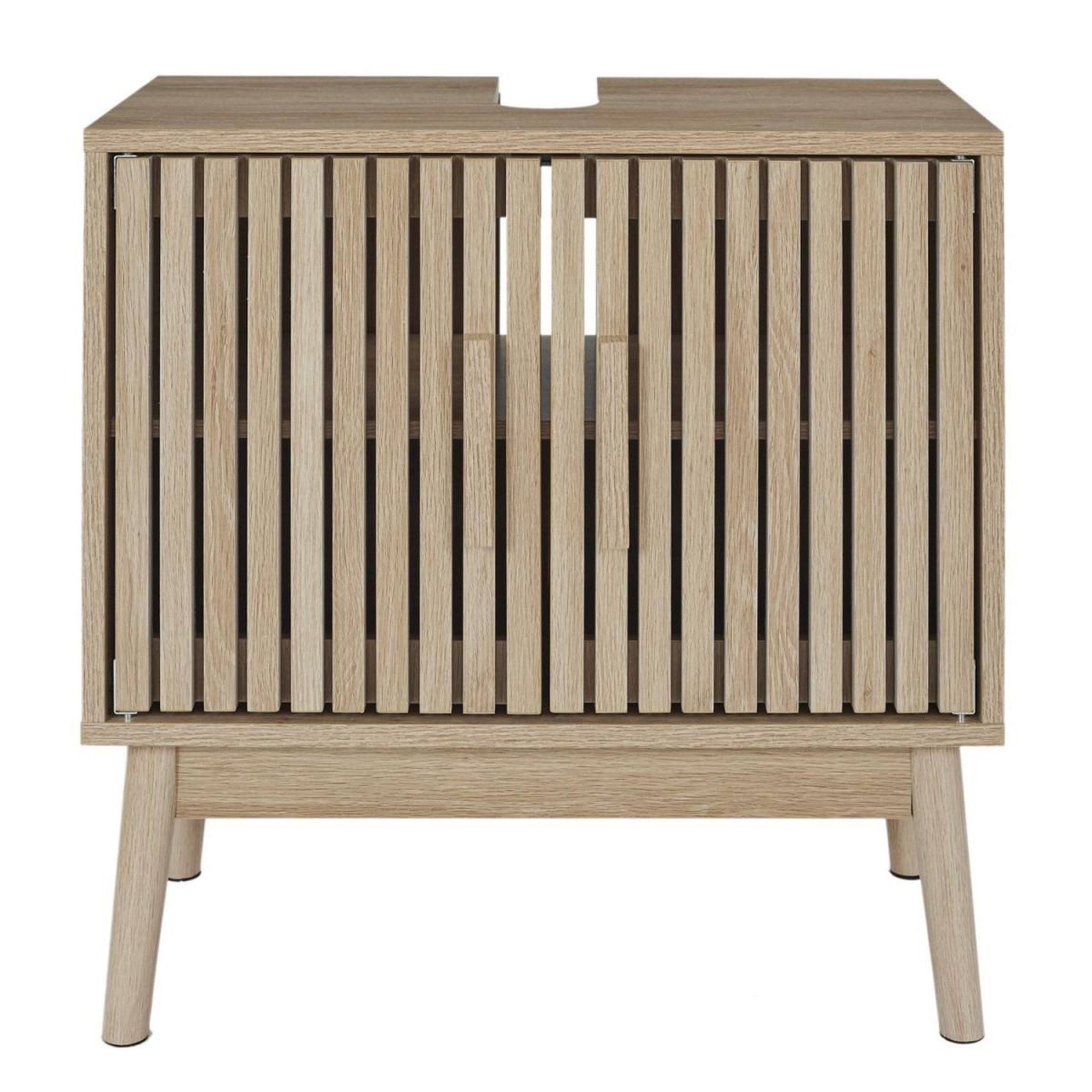 Voir la diapositive 2 : The Home Deco Factory Meuble sous lavabo  klaus  70cm marron
