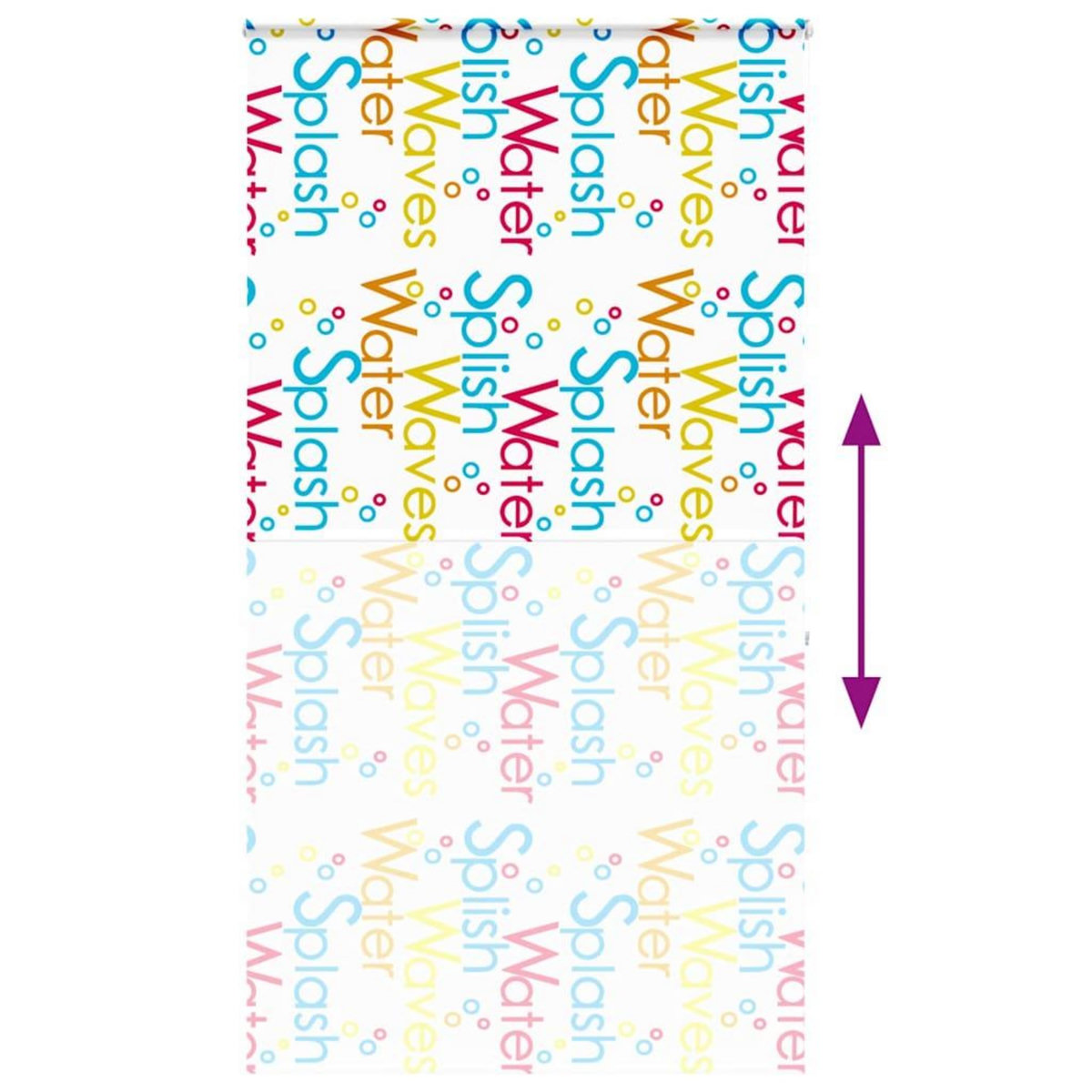 VIDAXL Store enrouleur de douche avec cassette largeur du tissu 126 cm