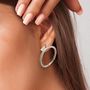 Voir la diapositive 2 : SC CRYSTAL Boucles d'oreilles SC Crystal ornées de Zirconium