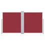 Voir la diapositive 4 : VIDAXL Auvent lateral retractable Rouge 100 x 600 cm