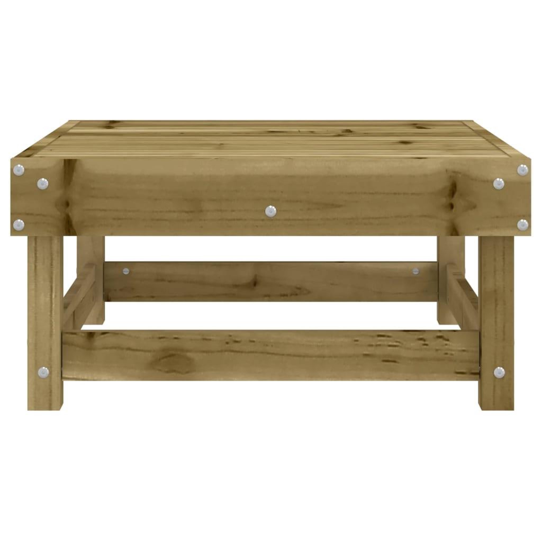 Voir la diapositive 4 : VIDAXL Repose-pied de jardin bois de pin impregne