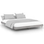 Voir la diapositive 2 : VIDAXL Cadre de lit sans matelas sonoma gris 120x200cm bois ingenierie