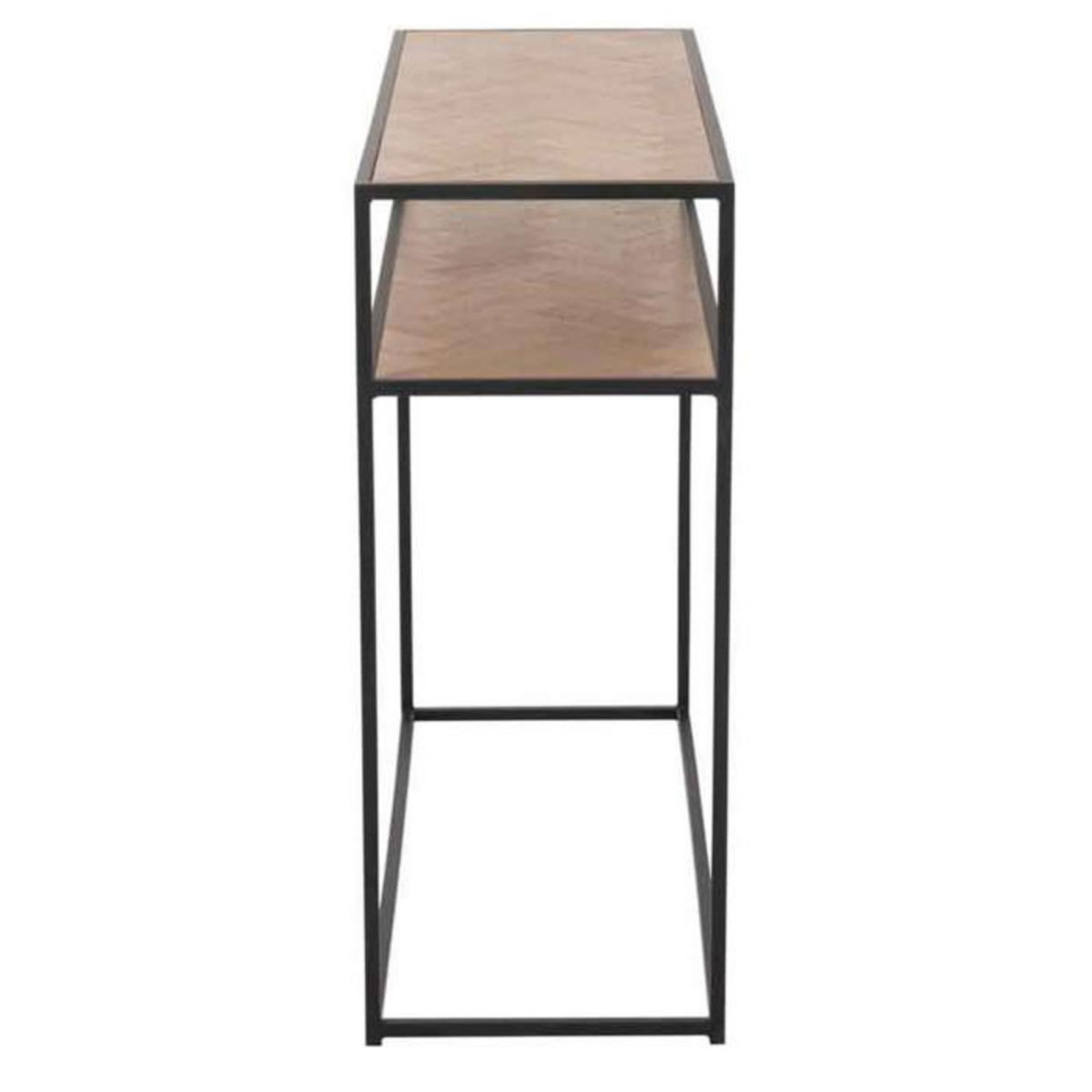 Paris Prix Console Design  Miraza  100cm Naturel & Noir