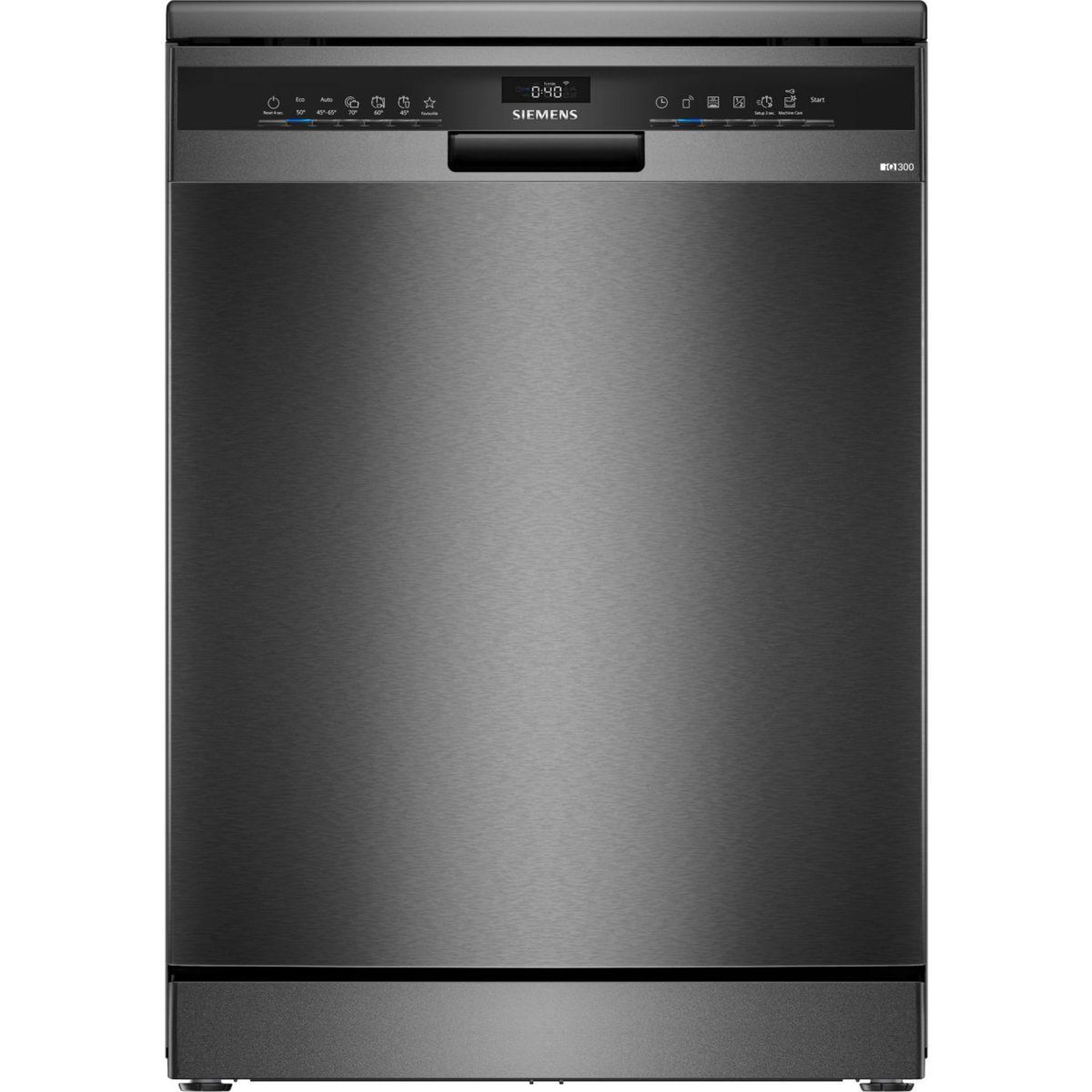 Siemens Lave vaisselle 60 cm SN23EC22AE, varioSpeed Plus, Acier brossé noir