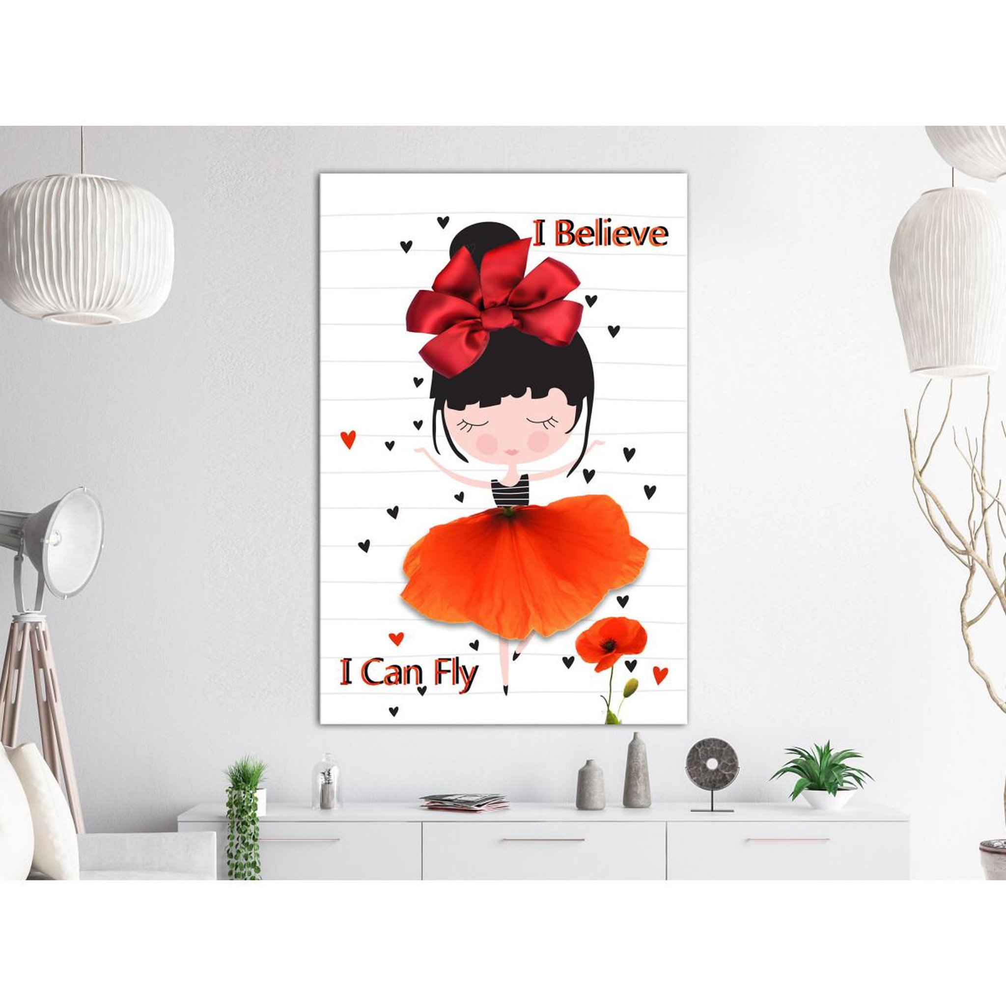 Voir la diapositive 2 : Paris Prix Tableau Imprimé  I Believe I Can Fly