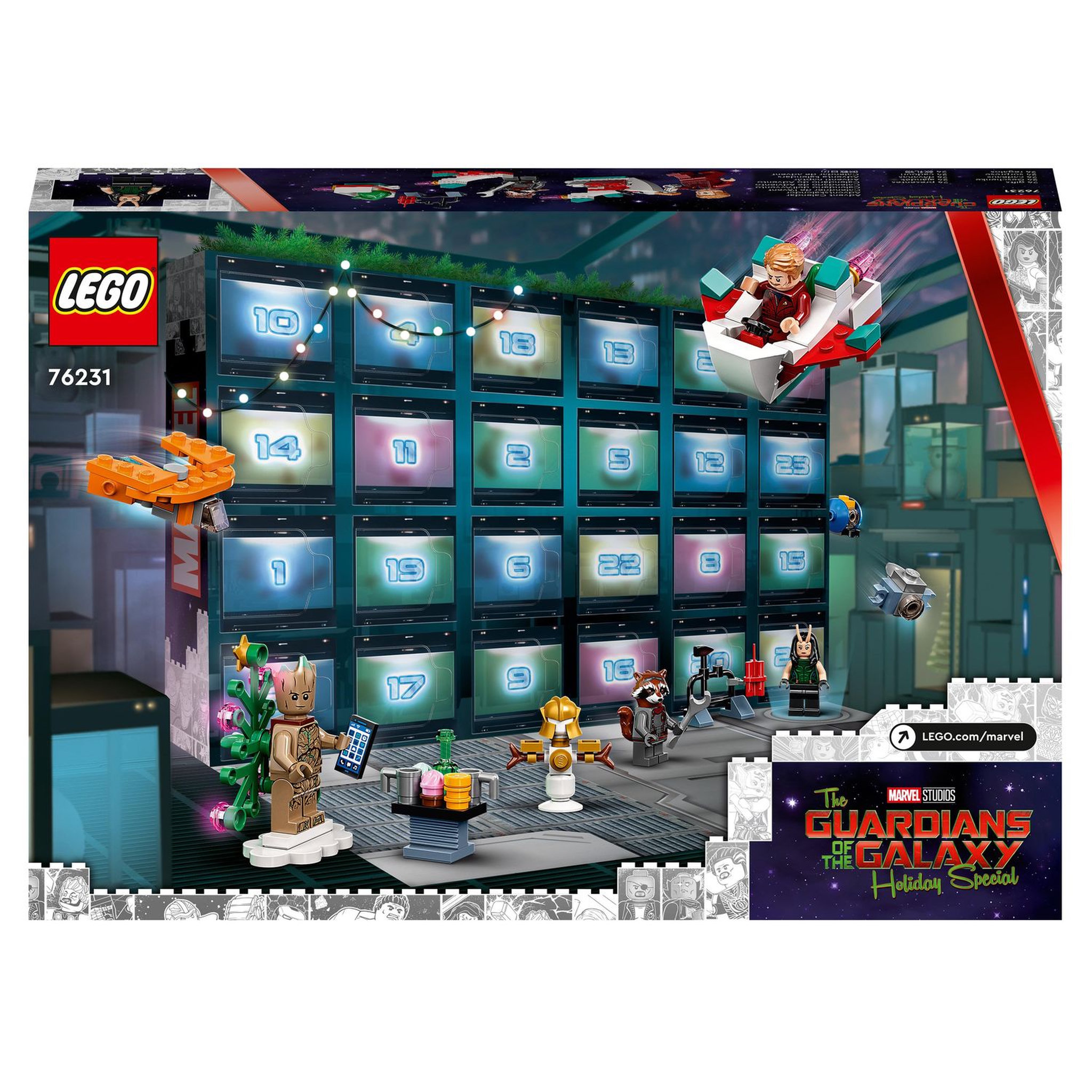 Voir la diapositive 9 : LEGO Marvel Super Heroes Calendrier de l'avent 