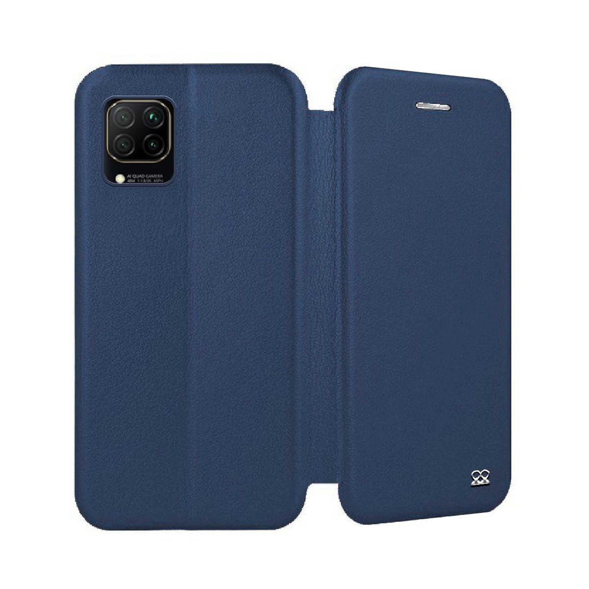 Voir la diapositive 4 : IBROZ Etui huawei p40 lite cuir bleu