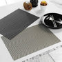 Voir la diapositive 3 : Paris Prix Set de Table  Lizia  30x45cm Noir & Blanc