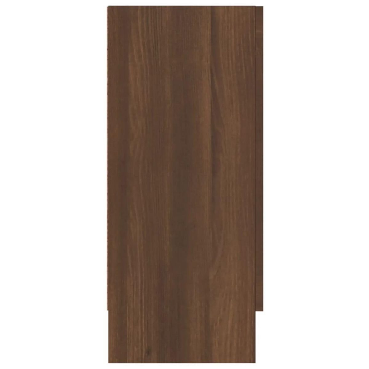 VIDAXL Armoire a vitrine Chene marron 120x30,5x70 cm Bois d'ingenierie
