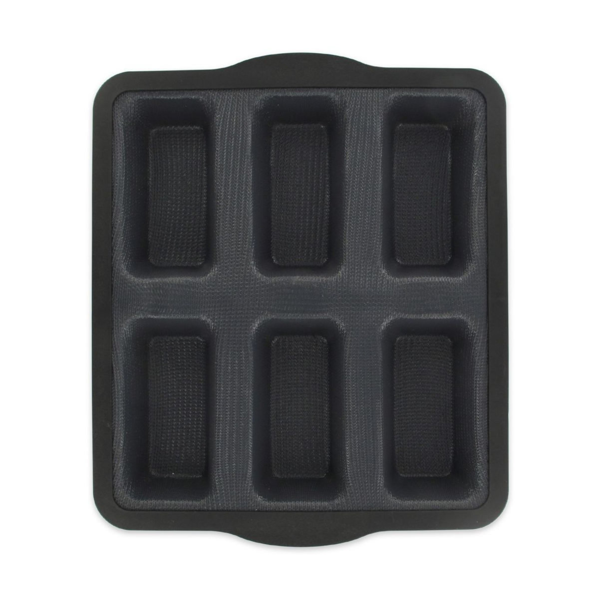 Moule 6 financiers en silicone et fibre de verre