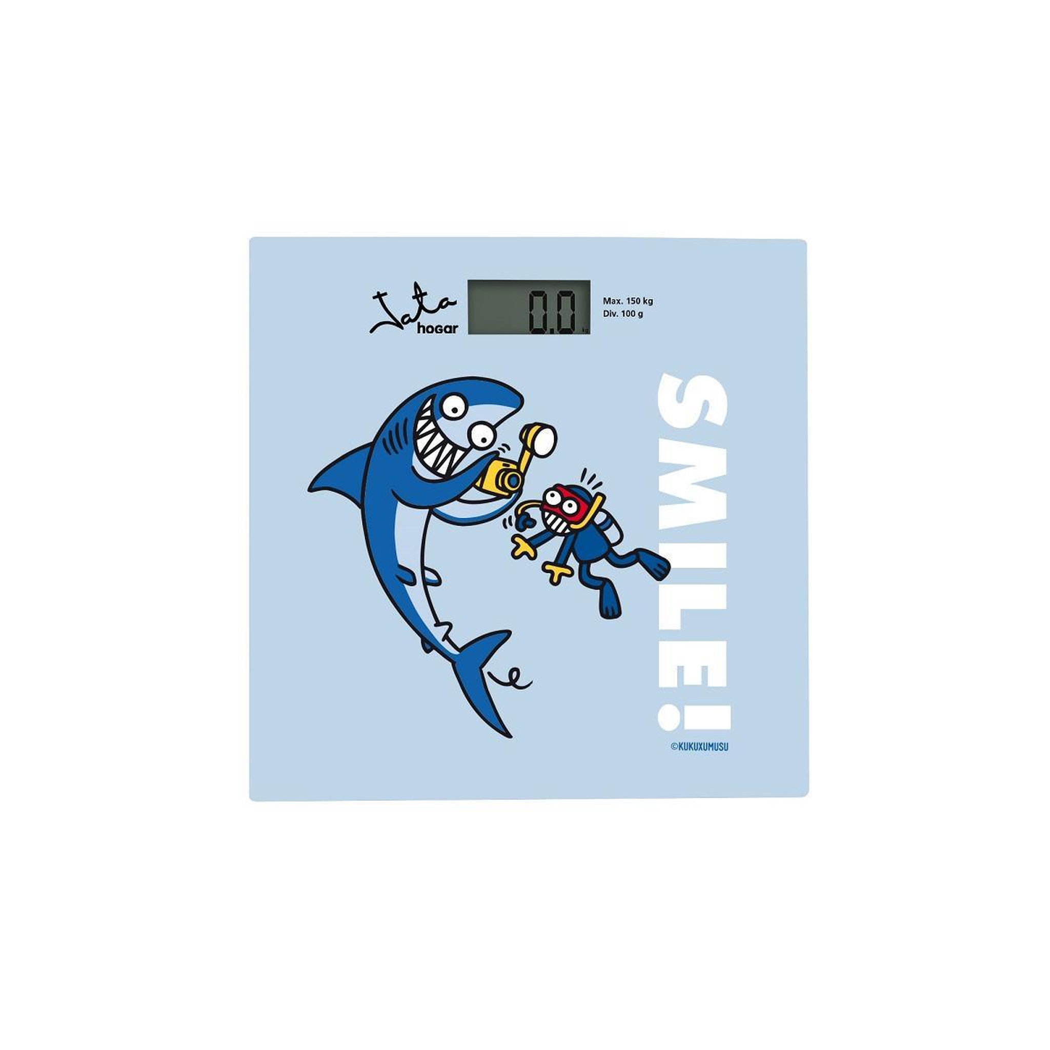 JATA Jata mod. 295k rectangle bleu pèse-personne électronique