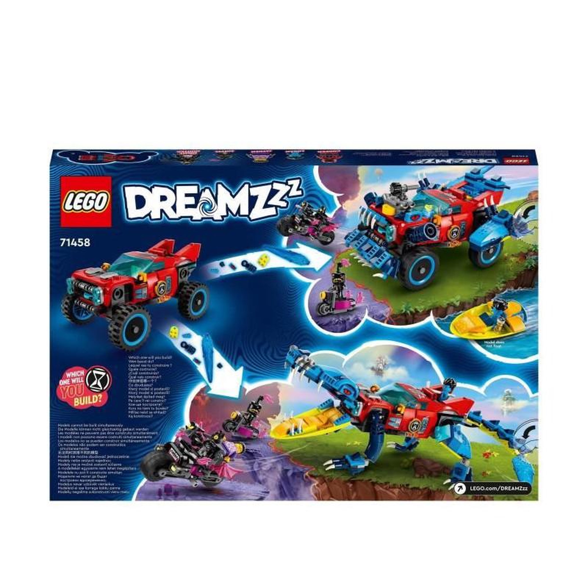 Voir la diapositive 6 : LEGO LEGO DREAMZzz 71458 La Voiture Crocodile, Jouet de Voiture 2-en-1, un Monster Truck