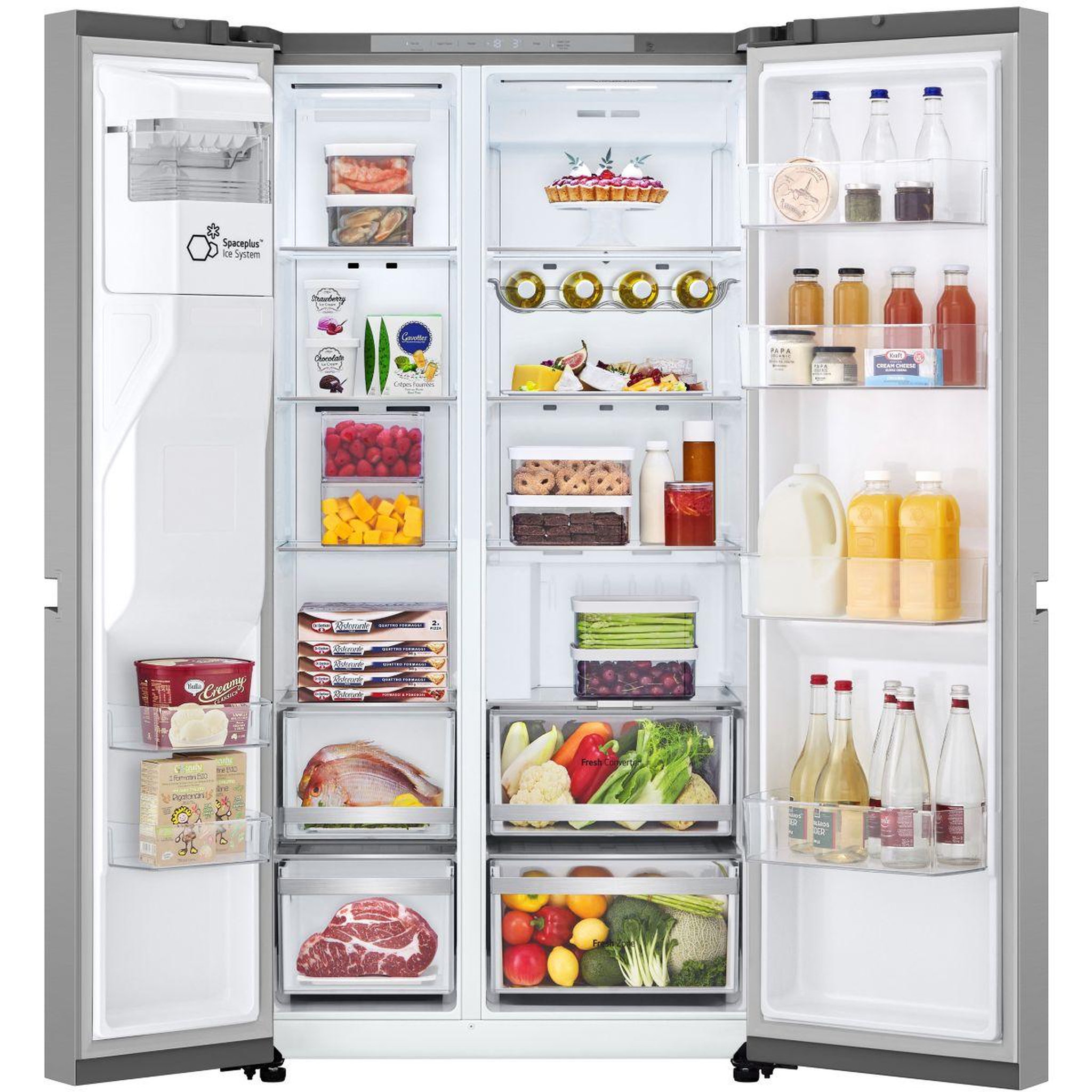 Voir la diapositive 4 : LG Réfrigérateur américain gslc40pyfe