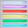 Voir la diapositive 5 : IDIMEX Lit LED simple LUCENO 90x190 cm, avec sommier, revêtement synthétique