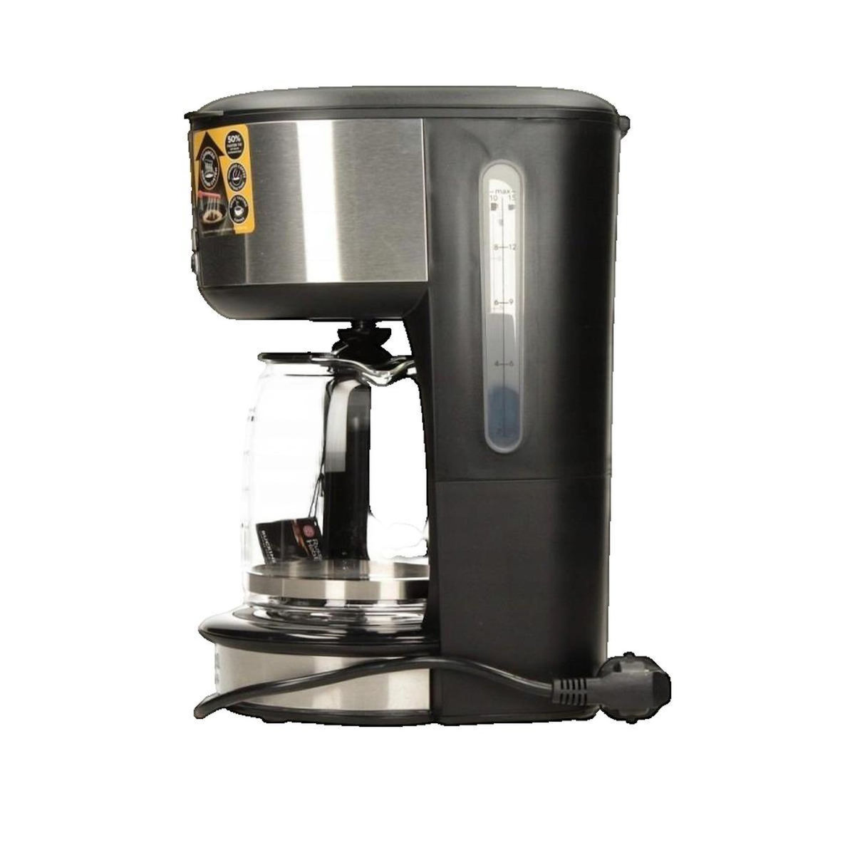 RUSSELL Cafetière russell 4008496815838 noir programmable 15 tasses