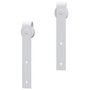 Voir la diapositive 5 : VIDAXL Kit de quincaillerie de porte coulissante 200 cm Acier Blanc