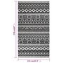Voir la diapositive 6 : VIDAXL Tapis a tissage plat d'exterieur 115x170 cm Gris fonce