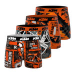 KTM Lot de 4 boxers homme KTM. Coloris disponibles : Orange