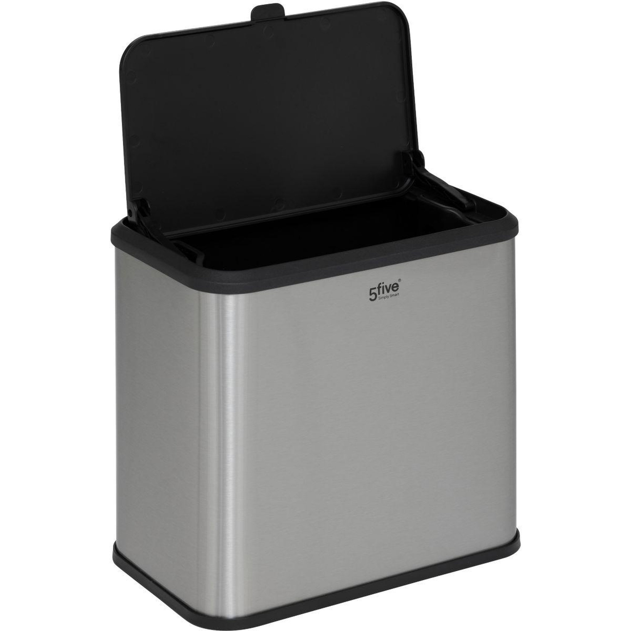 Voir la diapositive 2 : FIVE Composteur de cuisine de cuisine 5L inox