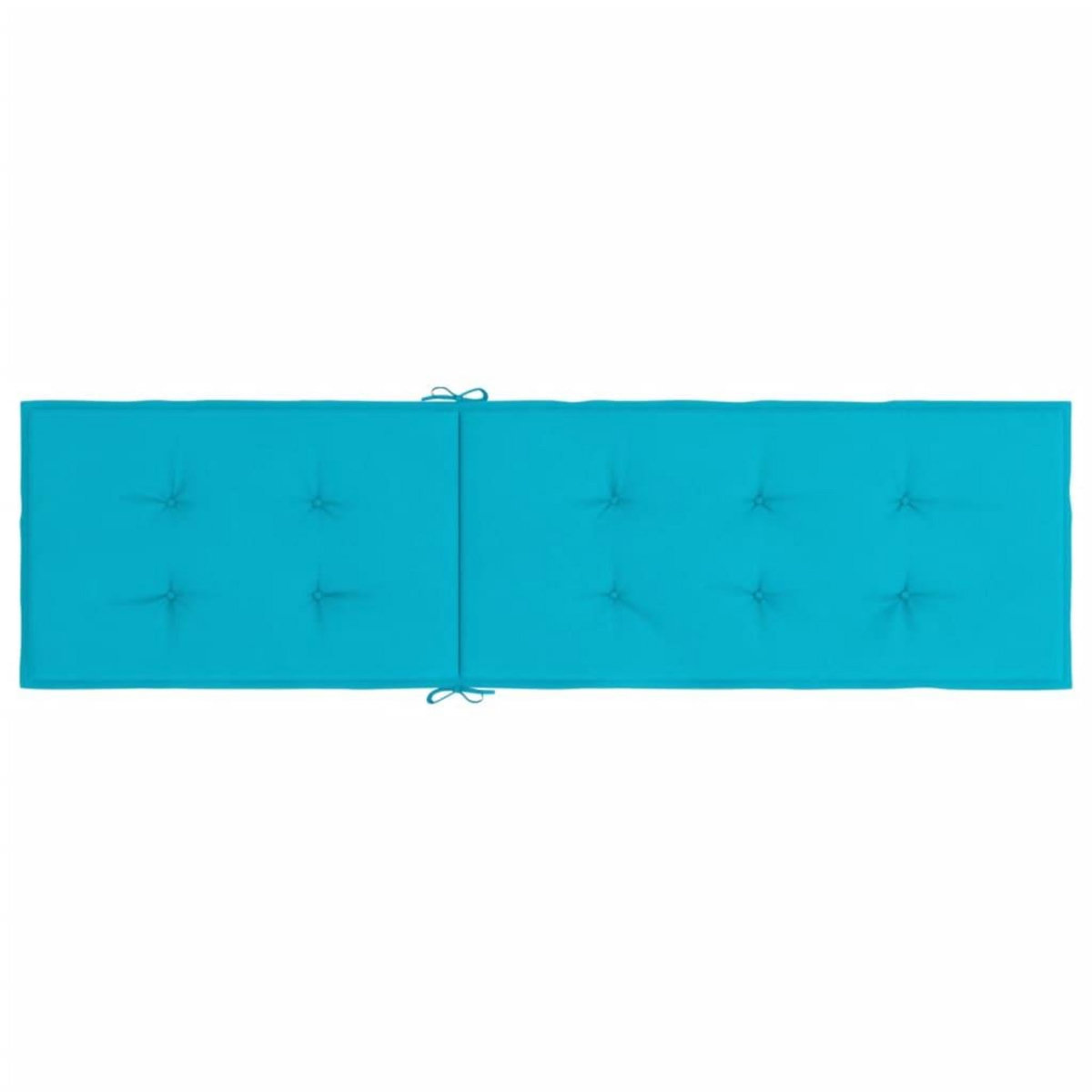 VIDAXL Coussin de chaise longue turquoise tissu oxford