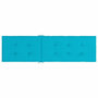 Voir la diapositive 5 : VIDAXL Coussin de chaise longue turquoise tissu oxford