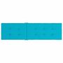 Voir la diapositive 5 : VIDAXL Coussin de chaise longue turquoise tissu oxford