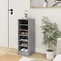 Voir la diapositive 1 : VIDAXL Armoire a chaussures Gris beton 31,5x35x90 cm Bois d'ingenierie