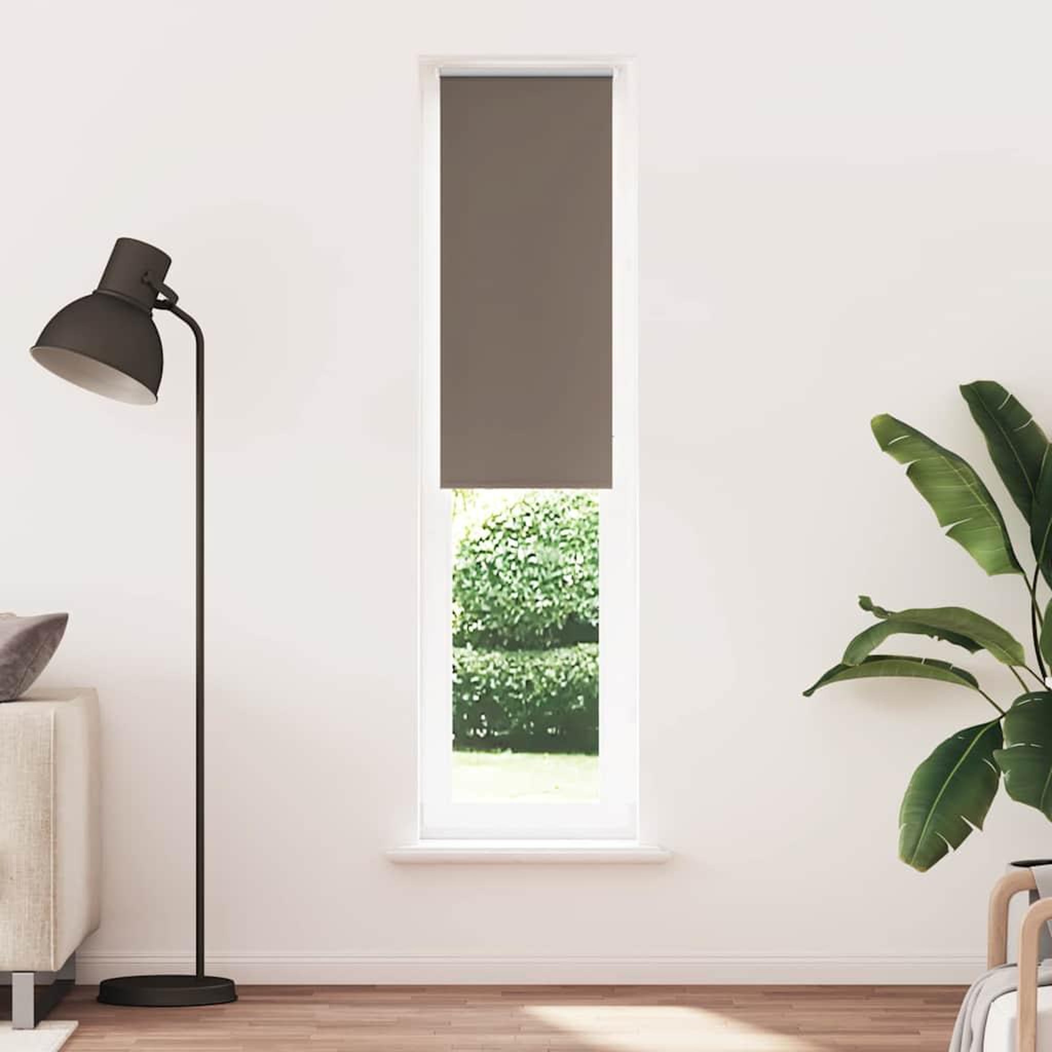 VIDAXL Store enrouleur occultant cafe 60x210cm largeur du tissu 55,7cm