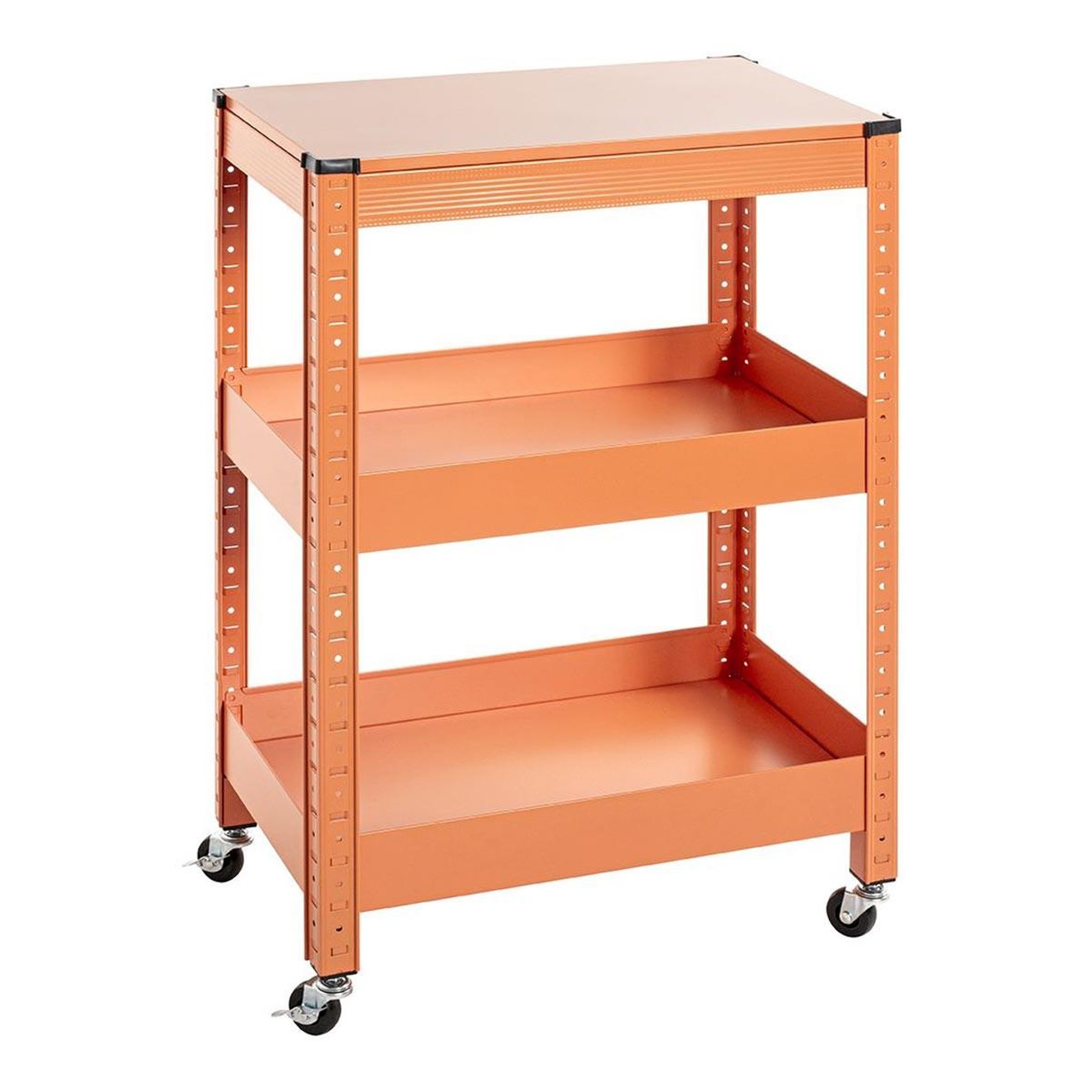 Paris Prix Desserte de cuisine 3 niveaux  coppa  75cm orange