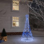 Voir la diapositive 1 : VIDAXL Sapin de Noël avec piquet Bleu 200 LED 180 cm
