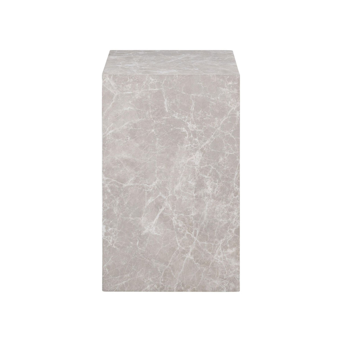 LISA DESIGN Pula - bout de canapé haut - effet marbre - 30 cm