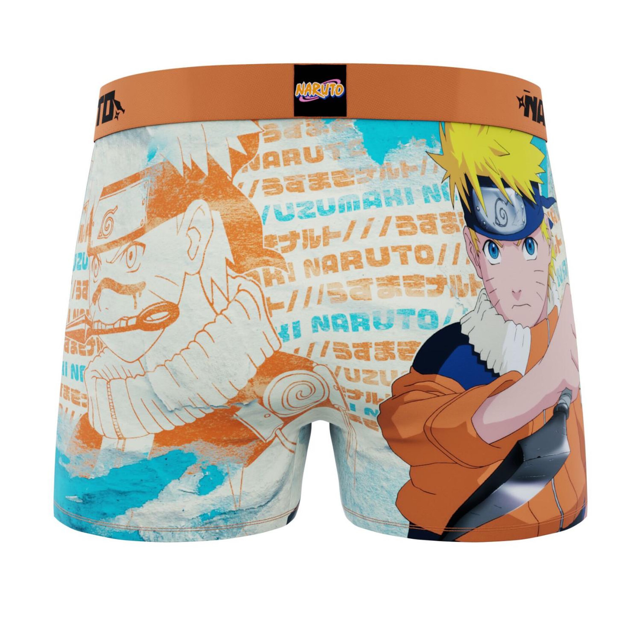Voir la diapositive 5 : FREEGUN Lot de 4 boxers enfant naruto classic
