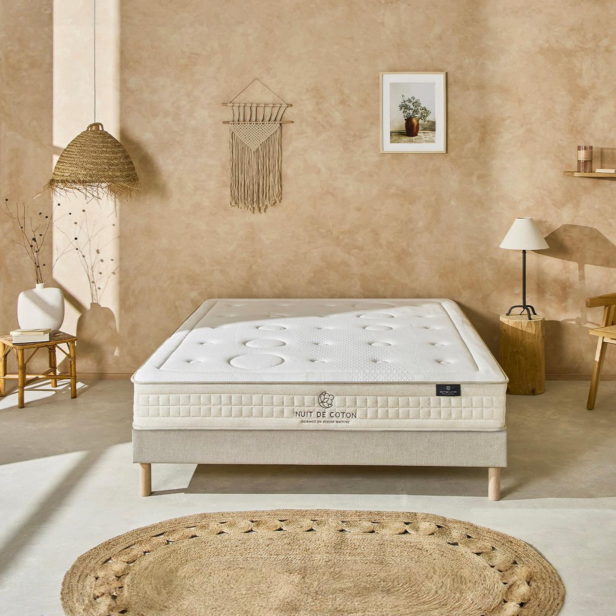 Voir la diapositive 2 : NUIT DE COTON Nuit de coton | matelas prelude 2.0 | latex 100% naturel