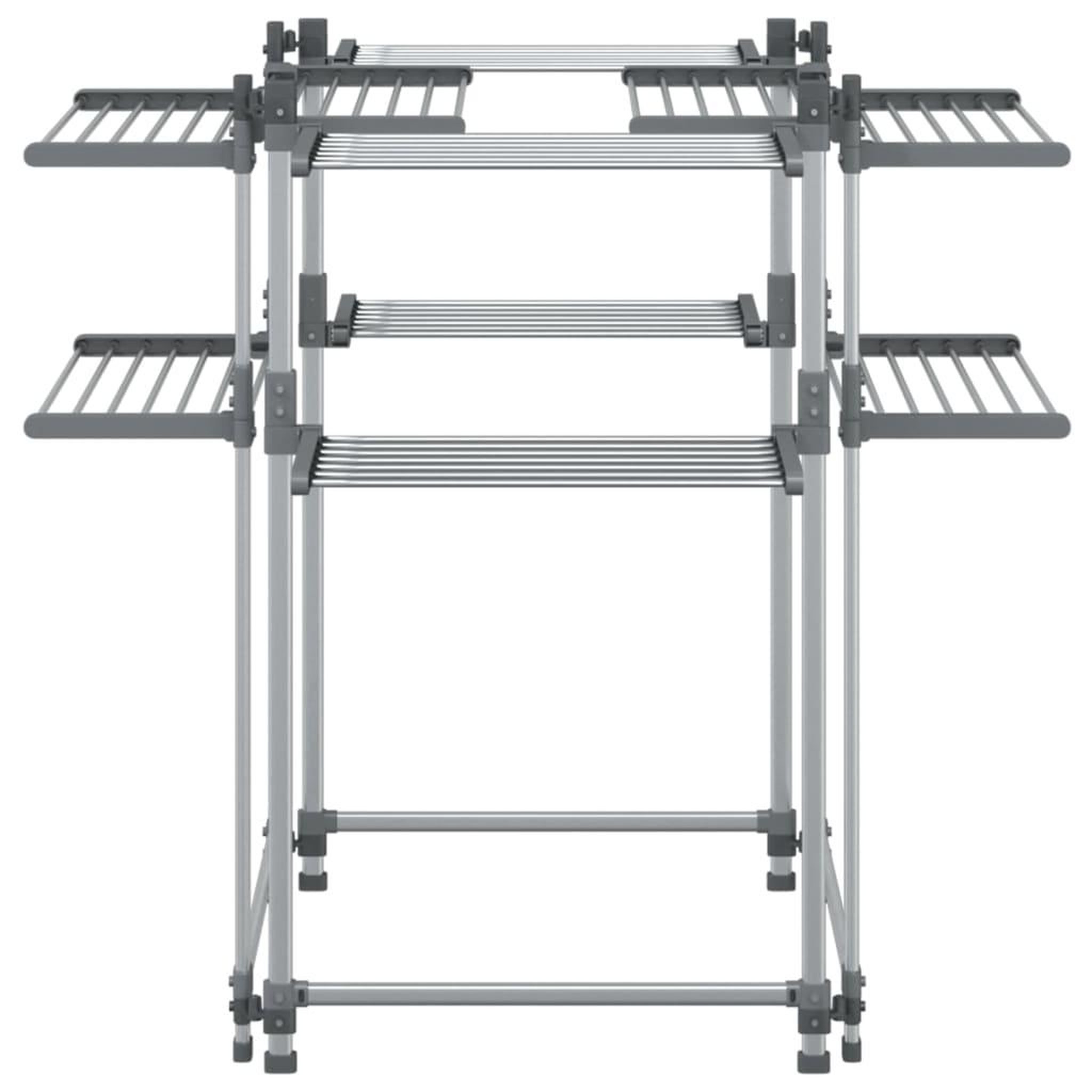 Voir la diapositive 3 : VIDAXL Sechoir a linge 107x107x120 cm aluminium