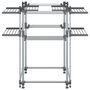 Voir la diapositive 3 : VIDAXL Sechoir a linge 107x107x120 cm aluminium