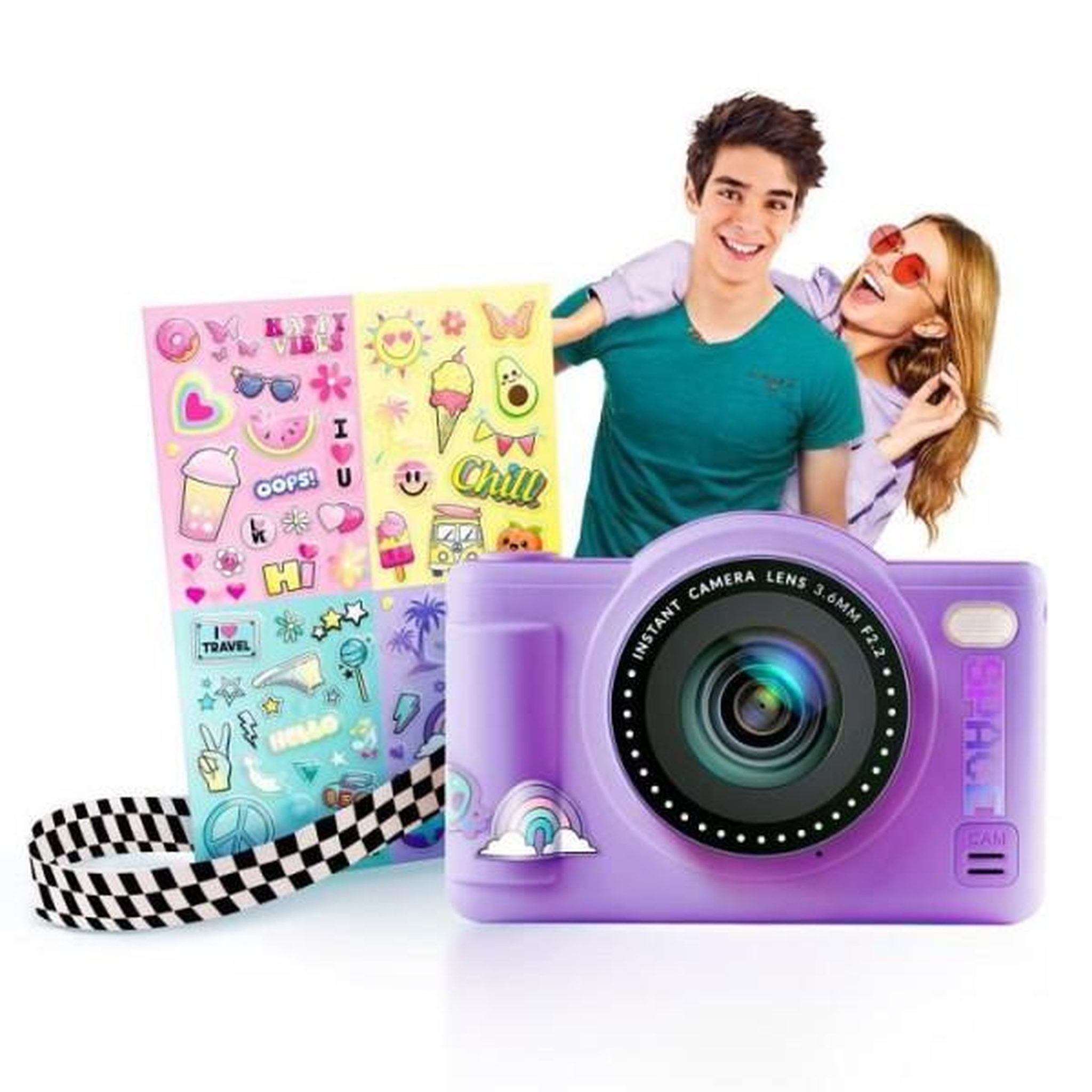 Voir la diapositive 3 : Canal Toys Canal toys - photo creator -appareil photo numérique pop couleur violet- avec carte sd 8go incluse - clk 041