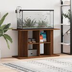 VIDAXL Support d aquarium chêne marron 100x40x60 cm bois d ingénierie