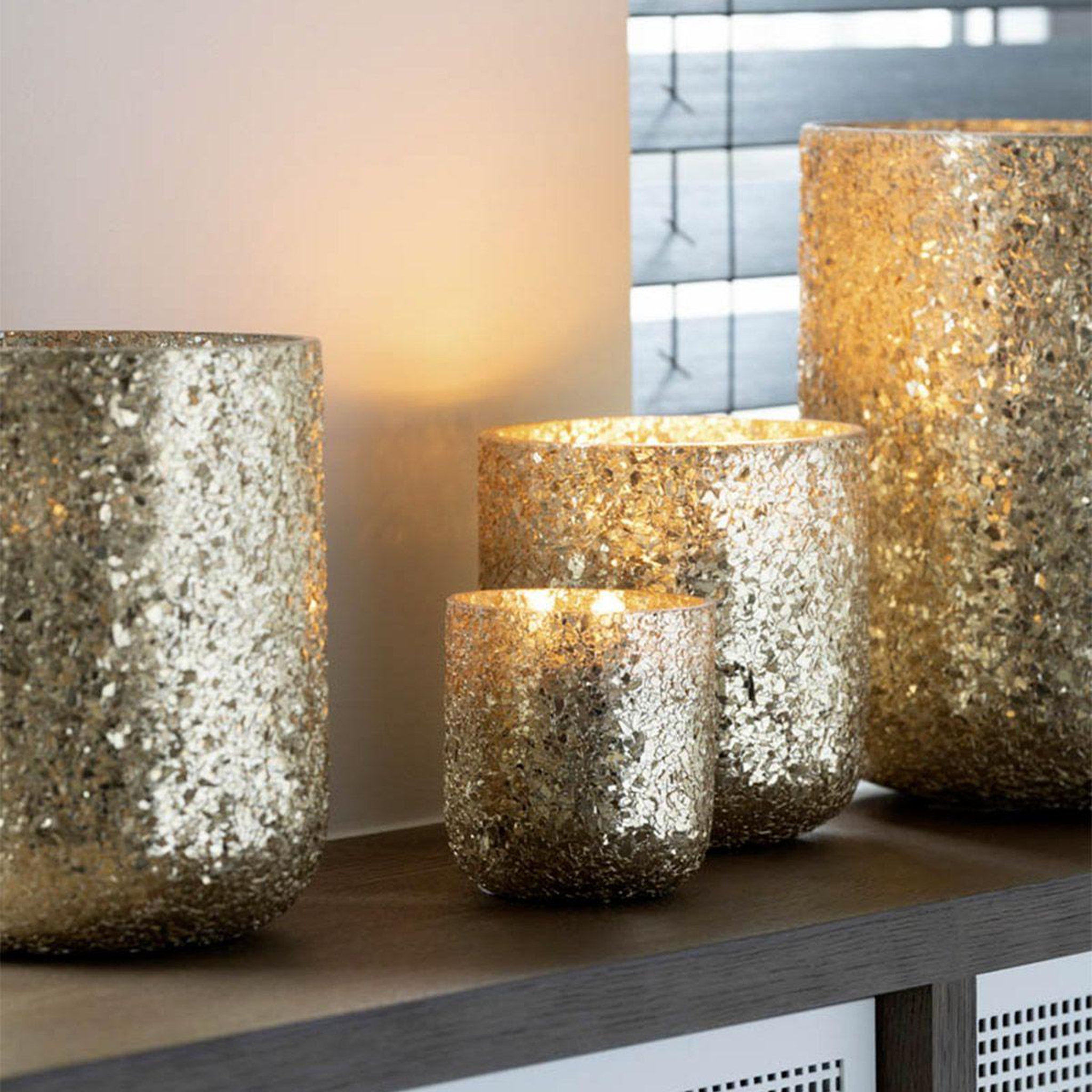 Voir la diapositive 6 : J-LINE Bougie parfumée déco  luxuria  25cm vanilla escape