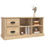 Voir la diapositive 4 : VIDAXL Meuble TV chene sonoma 102x35,5x47,5 cm bois d'ingenierie