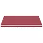 VIDAXL Tissu de remplacement pour auvent Bordeaux rouge 4,5x3 m