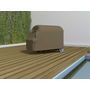 Voir la diapositive 2 : Nortene Housse de protection pour barbecue COVERTOP - Taupe - 70 x 130 x 70 cm