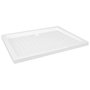 Voir la diapositive 2 : VIDAXL Receveur de douche avec picots Blanc 90x70x4 cm ABS