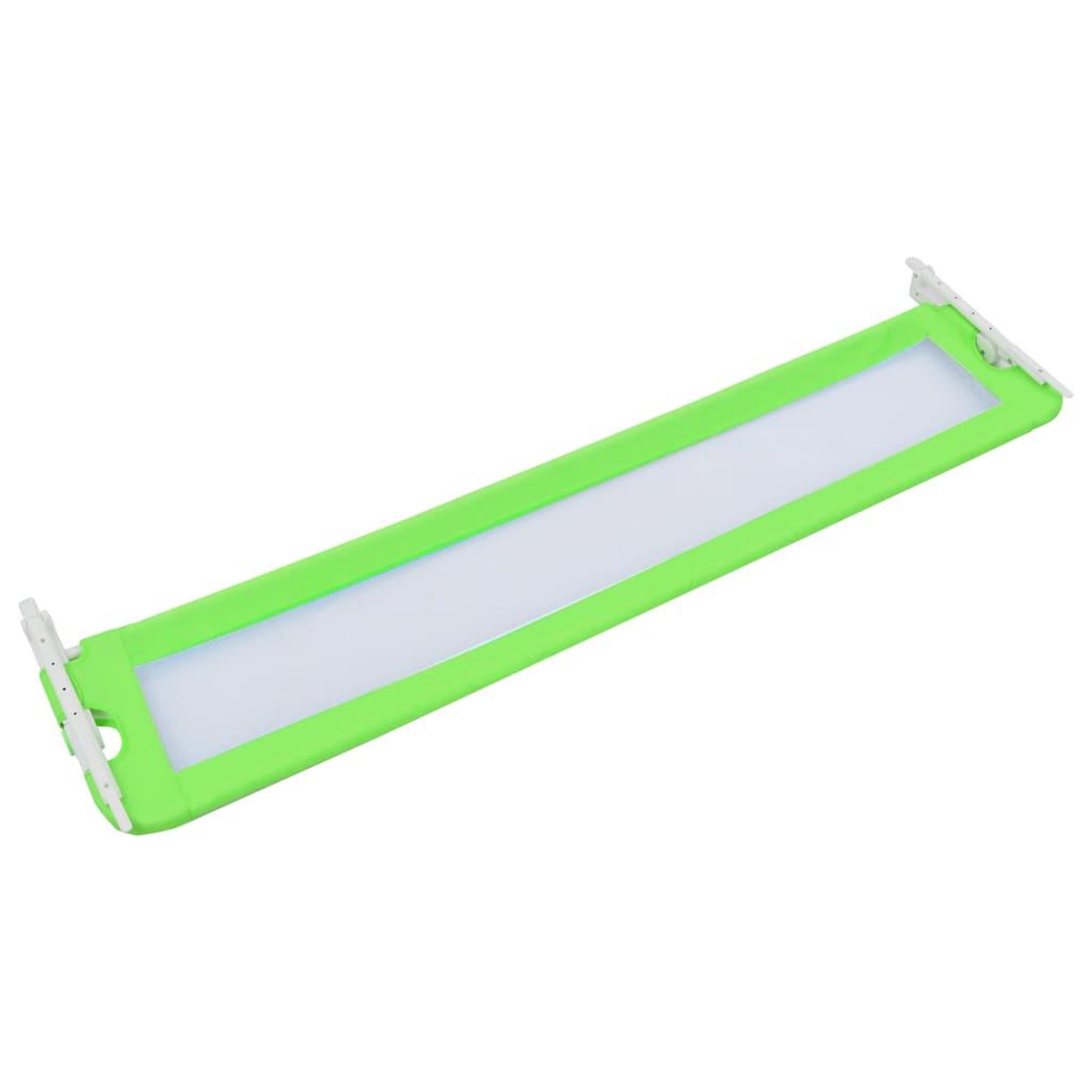 Voir la diapositive 4 : VIDAXL Barriere de securite de lit d'enfant Vert 180x42 cm Polyester