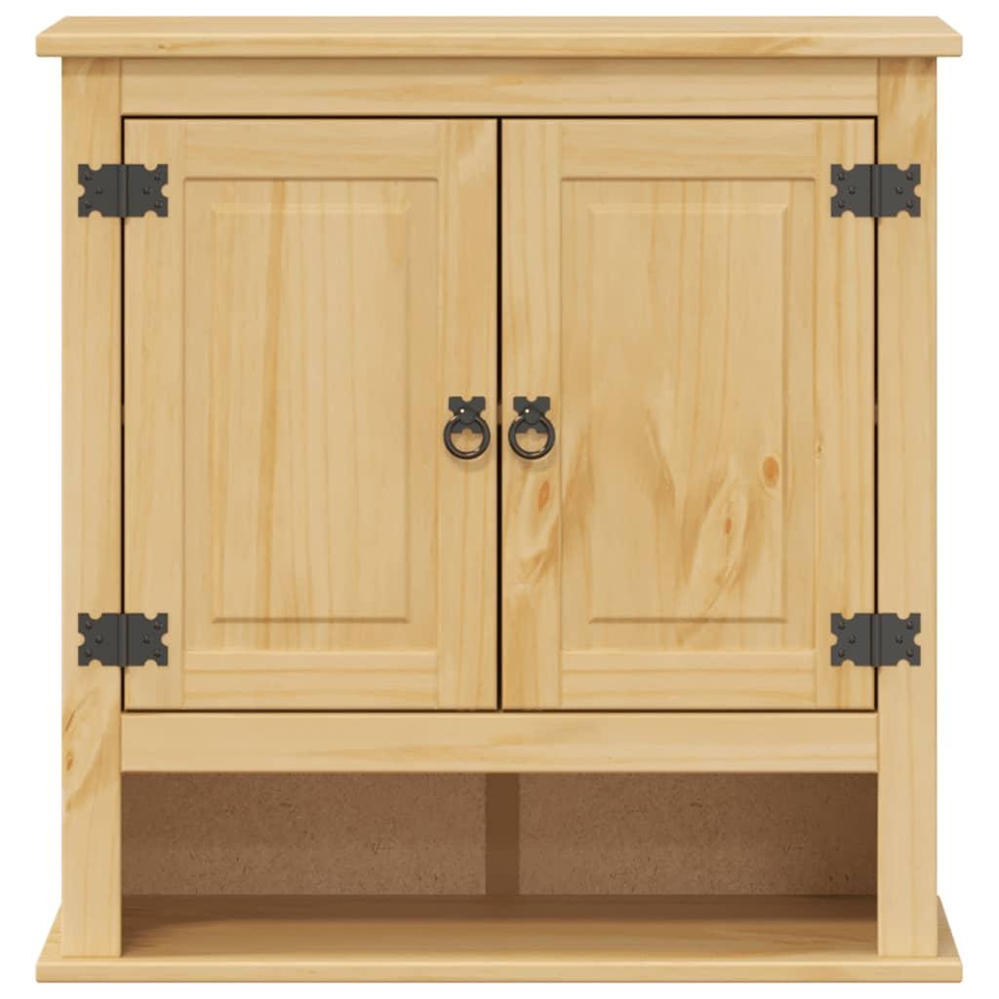 Voir la diapositive 5 : VIDAXL Armoire murale de salle de bain  bois de pin massif