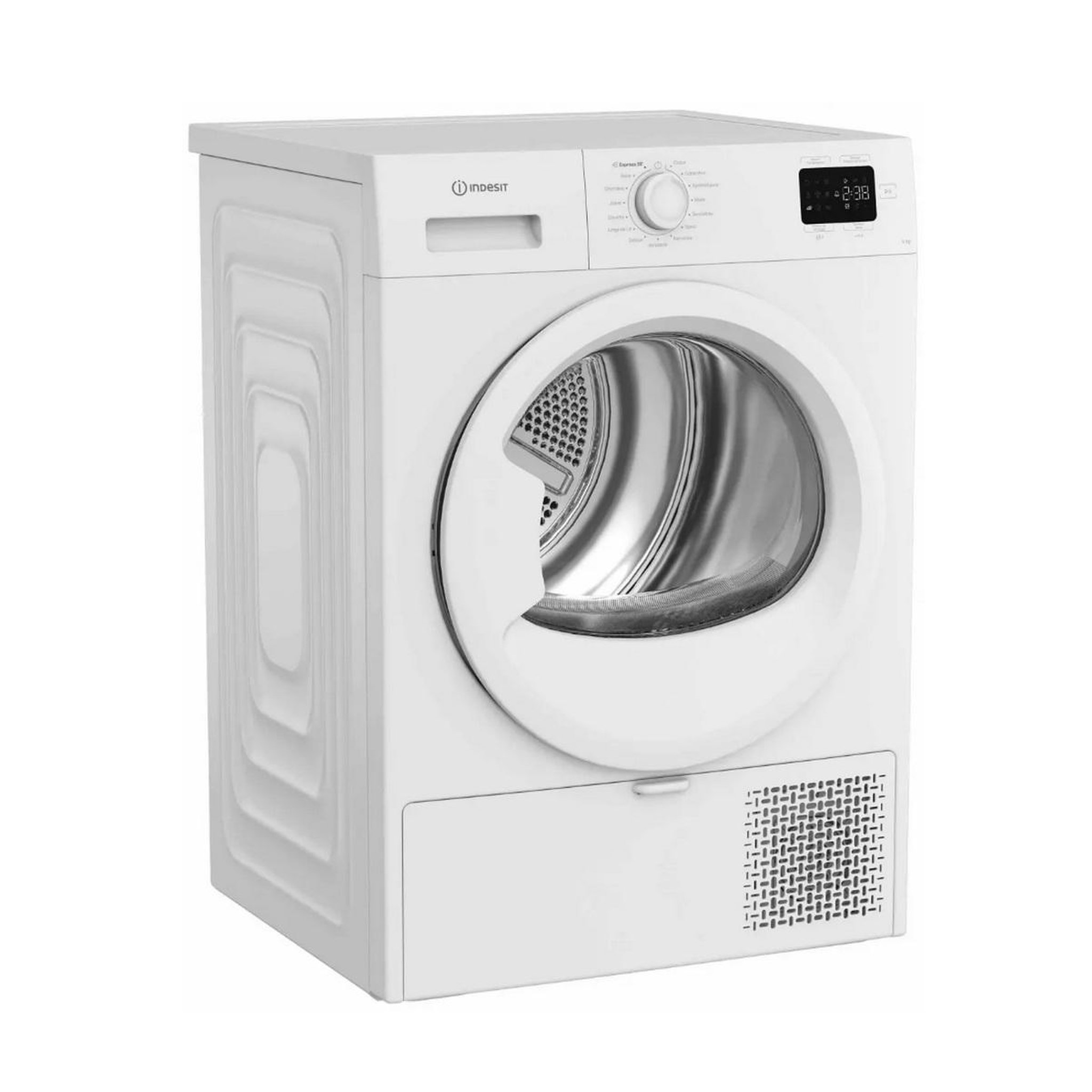 Voir la diapositive 4 : Indesit Sèche-linge pompe à chaleur 60cm 9kg blanc - cyd92dwwfrx