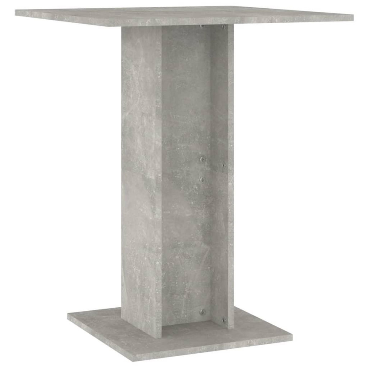 VIDAXL Table de bistro Gris beton 60x60x75 cm Bois d'ingenierie